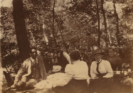 Picnic at Sedanka woods, north of Vladivostok, Russia, 1899. Creator: Eleanor Lord Pray.