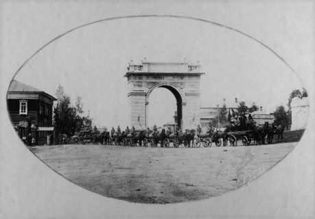 Irkutsk police fire brigade. Convoy of the third part, 1894. Creator: R Prorokov.