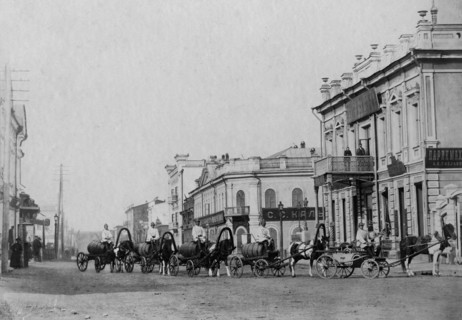 Convoy of the Irkutsk Voluntary Fire Society, 1894. Creator: R Prorokov.