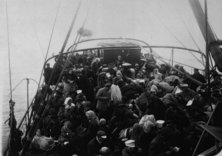 Transporting workers to the mines, 1890. Creator: Unknown.