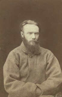 Shchedrin, one of four men chained to wheelbarrows at Kara, between 1880 and 1886. Creator: Unknown.