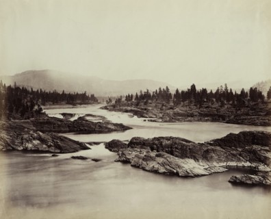 Part of the Kettle Falls of the Columbia River, 1860, 1860. Creator: Unknown.