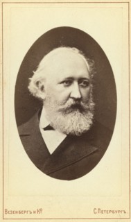 Filipp Vasilevich Ovsiannikov, head-and-shoulders portrait, facing..., between 1880 and 1886. Creator: Unknown.