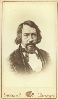 Aleksei Stepanovich Khomiakov, head-and-shoulders portrait, facing..., between 1880 and 1886. Creator: Unknown.