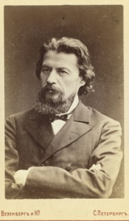 Potekhin, half-length portrait, facing slightly left, between 1880 and 1886. Creator: Unknown.