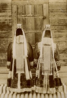 Rich Yakuts. Rear view of the suits, 1895-1939. Creator: L Veniukov.