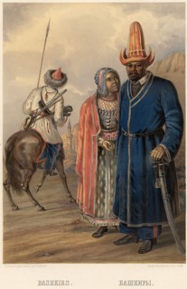 Bashkirs, 1862. Creator: Zakharov.