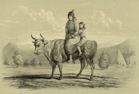 Yakut Woman, 1856. Creator: Ivan Dem'ianovich Bulychev.