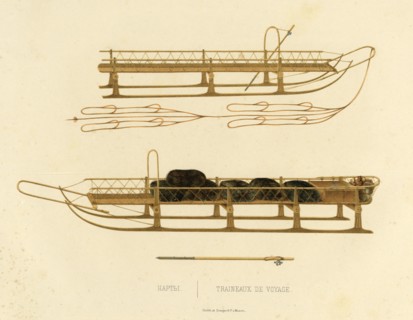 Sledges, 1856. Creator: Ivan Dem'ianovich Bulychev.