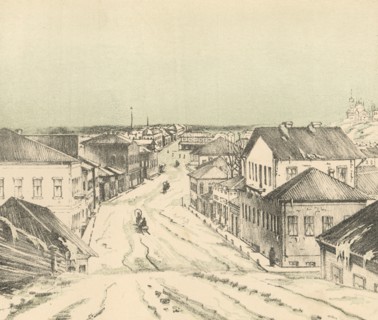 Millionaya Street, 1871. Creators: M Kolosov, J Rogulin.