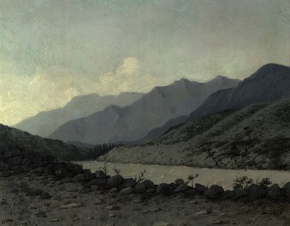 Mountain Landscape. Altai, 1850-1899. Creator: Pavel Mikhailovich Kosharov.
