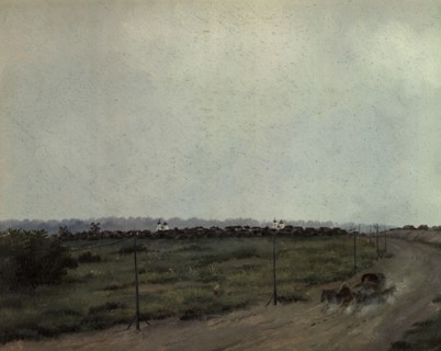 The Town of Kainsk in Tomsk Province in the Barabinsk Steppe, at 500 Versts From Tomsk, 1880-1897. Creator: Pavel Mikhailovich Kosharov.