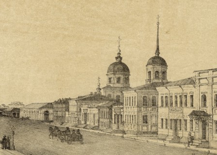 Millionnaia Street, 1886. Creator: Pavel Mikhailovich Kosharov.