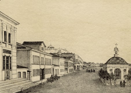 Tomsk Iverskaya Chapel Square, 1886. Creator: Pavel Mikhailovich Kosharov.