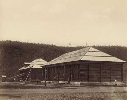 Ust'-Kara Prison Storehouses, 1891. Creator: Aleksei Kuznetsov.