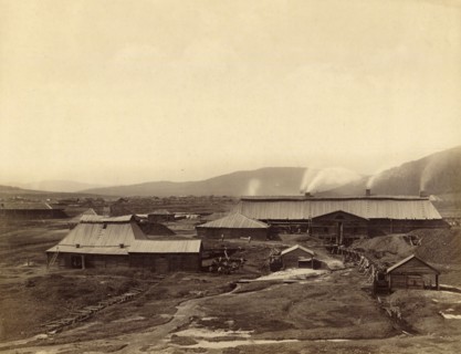 East Side of the Kutomara Silver Smelting Plant, 1891. Creator: Aleksei Kuznetsov.