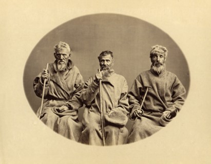 A Group of Blind Invalid Convicts at the Aleksandrovsk Poorhouse, 1891. Creator: Aleksei Kuznetsov.