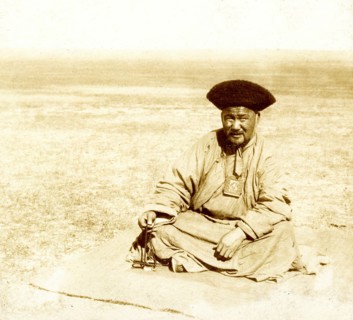 Trading lama Jamse, originally from Khoshun Barin (in southeastern Mongolia)..., 1899. Creator: Unknown.
