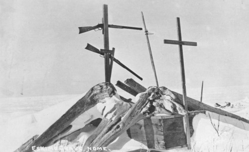 Eskimo's grave, between c1900 and c1930. Creator: Lomen Brothers.