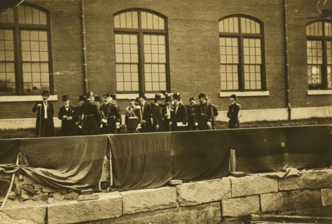Russian peace commission arrives at Portsmouth, 1905. Creator: Unknown.