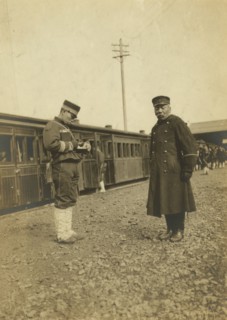 Major Nawkarta giving instructions, c1904. Creator: Unknown.