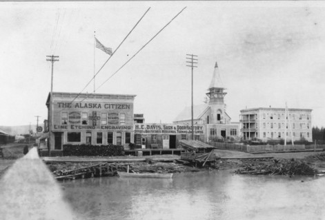 The Alaska Citizen building, between c1900 and 1916. Creator: Unknown.