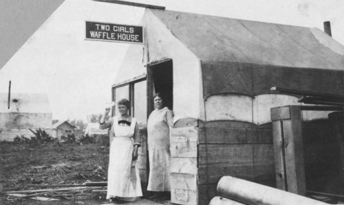 Two Girls Waffle House, between c1900 and 1916. Creator: Unknown.