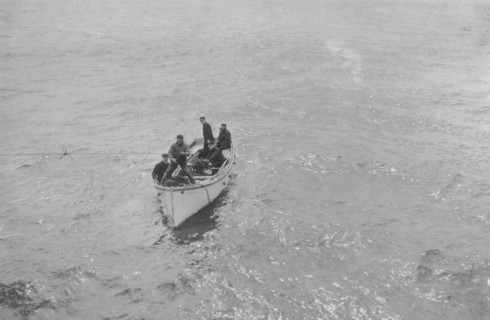 Workmen from cannery at King's Cove, between c1900 and 1916. Creator: Unknown.