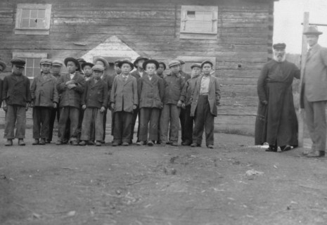 Children of Holy Cross Mission, between c1900 and 1916. Creator: Unknown.