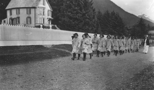 Indian children from the Sheldon Jackson School, between c1900 and c1930. Creator: Unknown.