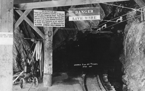 Tunnel at Juneau Mine, between c1900 and c1930. Creator: Unknown.