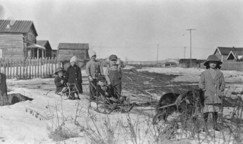 White children playing, between c1900 and c1930. Creator: Unknown.