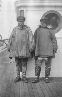 Two Eskimos who were among the first to sell reindeer to the U.S. government, c1900-c1930. Creator: Unknown.