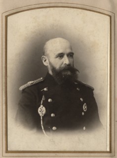 A. G. Male, Brigade Chief of the Irkutsk Volunteer Fire Association, 1909. Creator: A. N. Osetskii.