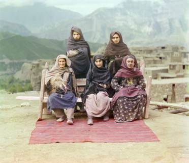 Dagestani types, between 1905 and 1915. Creator: Sergey Mikhaylovich Prokudin-Gorsky.