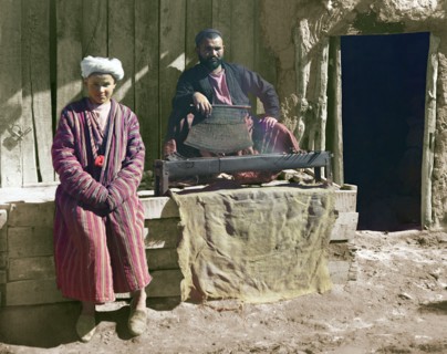 Kebab restaurant, Samarkand, between 1905 and 1915. Creator: Sergey Mikhaylovich Prokudin-Gorsky.