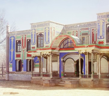 Palace - another façade, Bukhara, between 1905 and 1915. Creator: Sergey Mikhaylovich Prokudin-Gorsky.