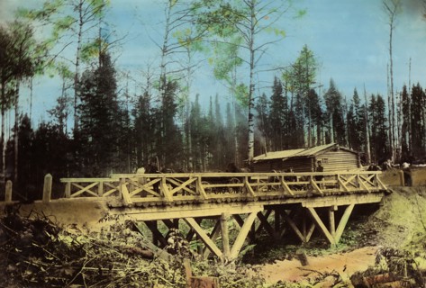 A Bridge of 8 Sazhens Length. Mal'tsevsk-Novosibirsk Road, 1906-1908. Creator: Dorozhno-Stroitel'nyi Otdel.