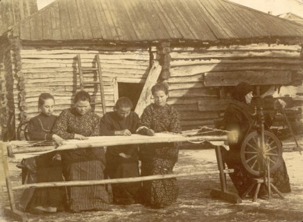 At Work, 1909. Creator: Nikolai Georgievich Katanaev.