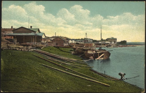 Irkutsk Embankment of the Angara River, 1904-1917. Creator: Unknown.
