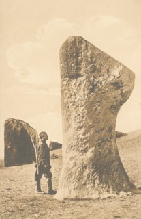 Salbyk mound. Stone "Balobal", 1904-1917. Creator: Unknown.