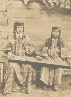 Tubinki and "chatygan" (musical instrument), 1904-1917. Creator: Unknown.