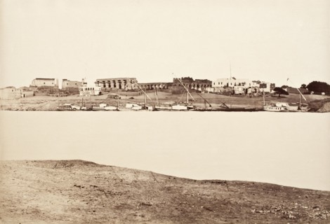 Town Of Luxor, c.1870. Creator: Antonio Beato.