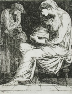 Aggripina with the Ashes of Germanicus, c1775. Creator: Alexander Runciman.