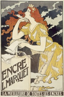 Encre L. Marquet, 1892. Creator: Eugene Samuel Grasset.