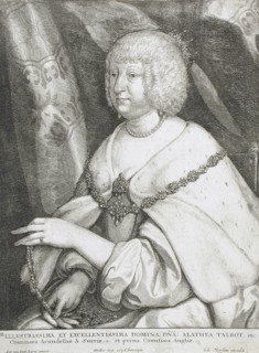 Althea Talbot, Lady Arundel, 1646. Creator: Wenceslaus Hollar.