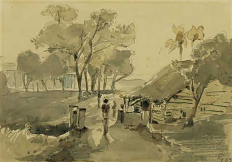 Point de Galle in Ceylon (Sri Lanka), 1858. Creator: Joseph Selleny.