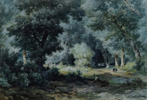 Forest interior, 1876. Creator: Remigius Adrianus Haanen.