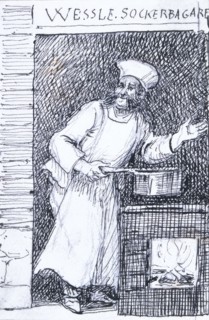 Wessle, sugar baker. Vaxholm, 1874. Creator: Fritz von Dardel.