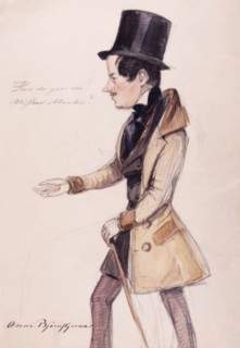 How do you do Mistress Martin? Oscar Björnstjerna. (c1850s). Creator: Fritz von Dardel.